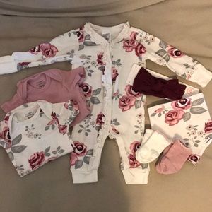 0-3 Month Baby Girl Set